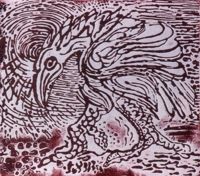 Carnivorous Bird, by Rand Huebsch